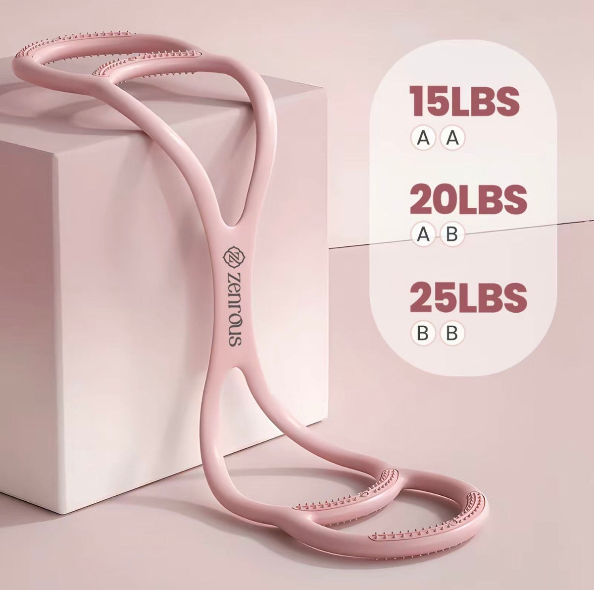 FlexTone 8-Shaped Resistance Bands for Full-Body Workouts