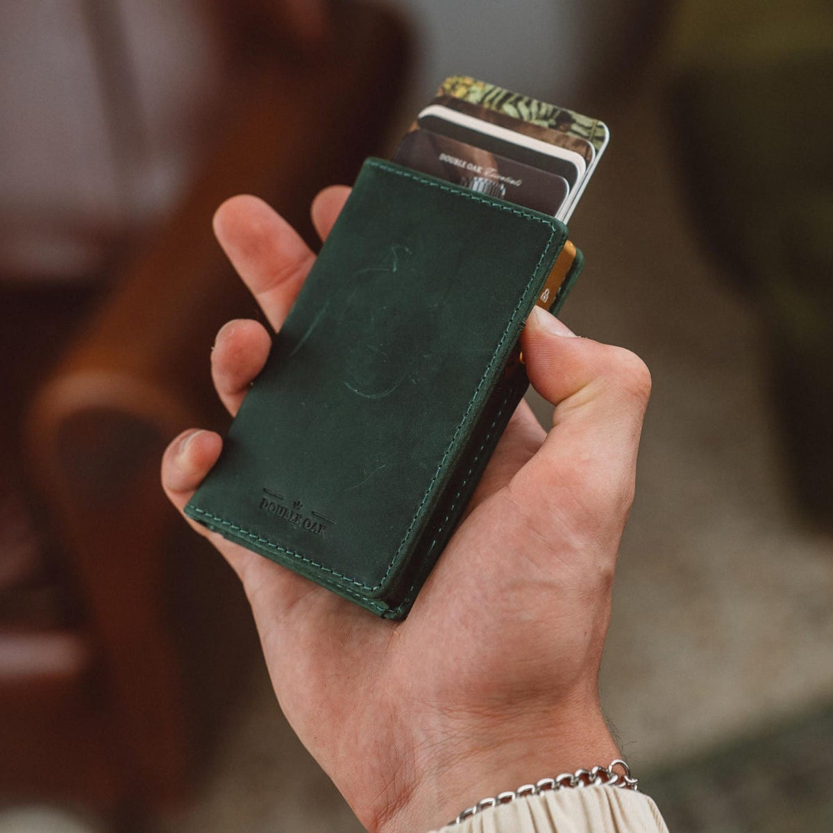 Double Oak Essentials Bifold Pop-Up Wallet