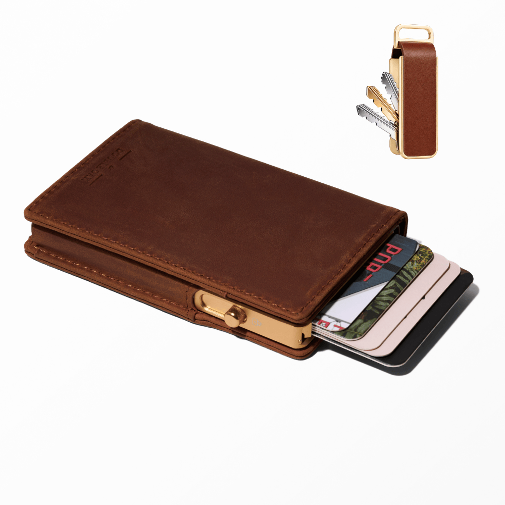 Double Oak Essentials Bifold Pop-Up Wallet