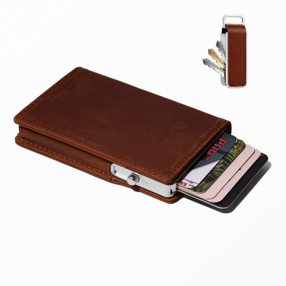 Double Oak Essentials Bifold Pop-Up Wallet