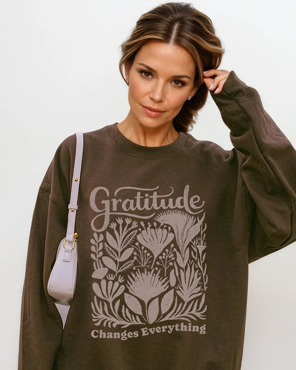 Vintage Gratitude Fleece Sweatshirt