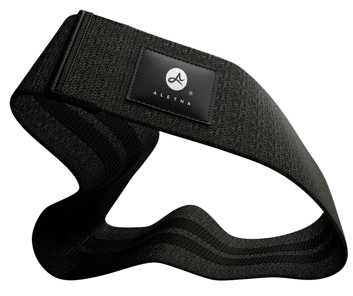 Aletha Health Resistance Band – Hip, Glute & Core Strengthening Exercise Band (30-50 lb)