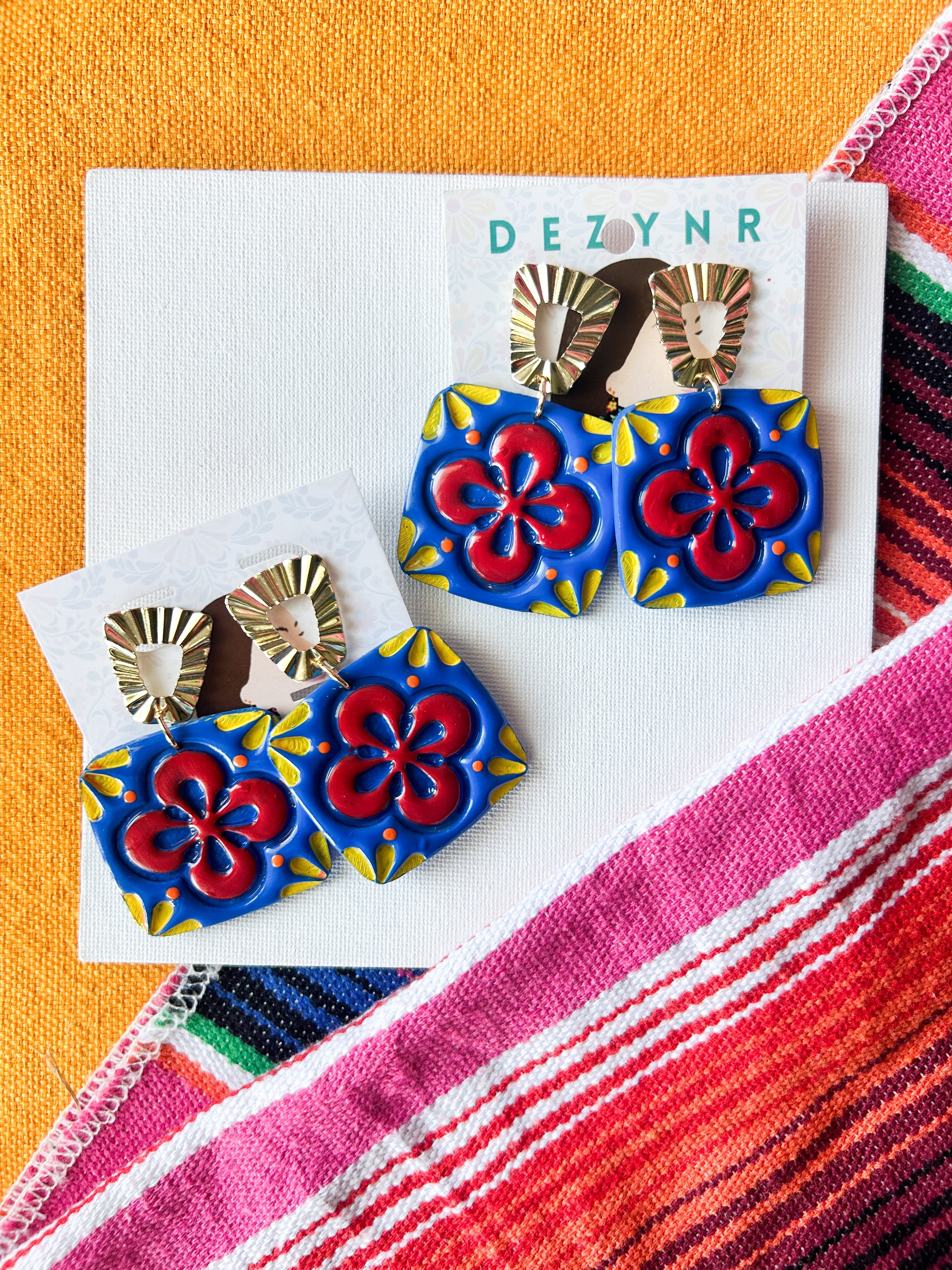 Blue Floral Tiles