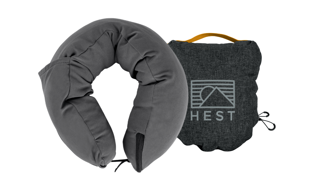 HEST Pro Travel Pillow – 3-in-1 Memory Foam Travel Pillow