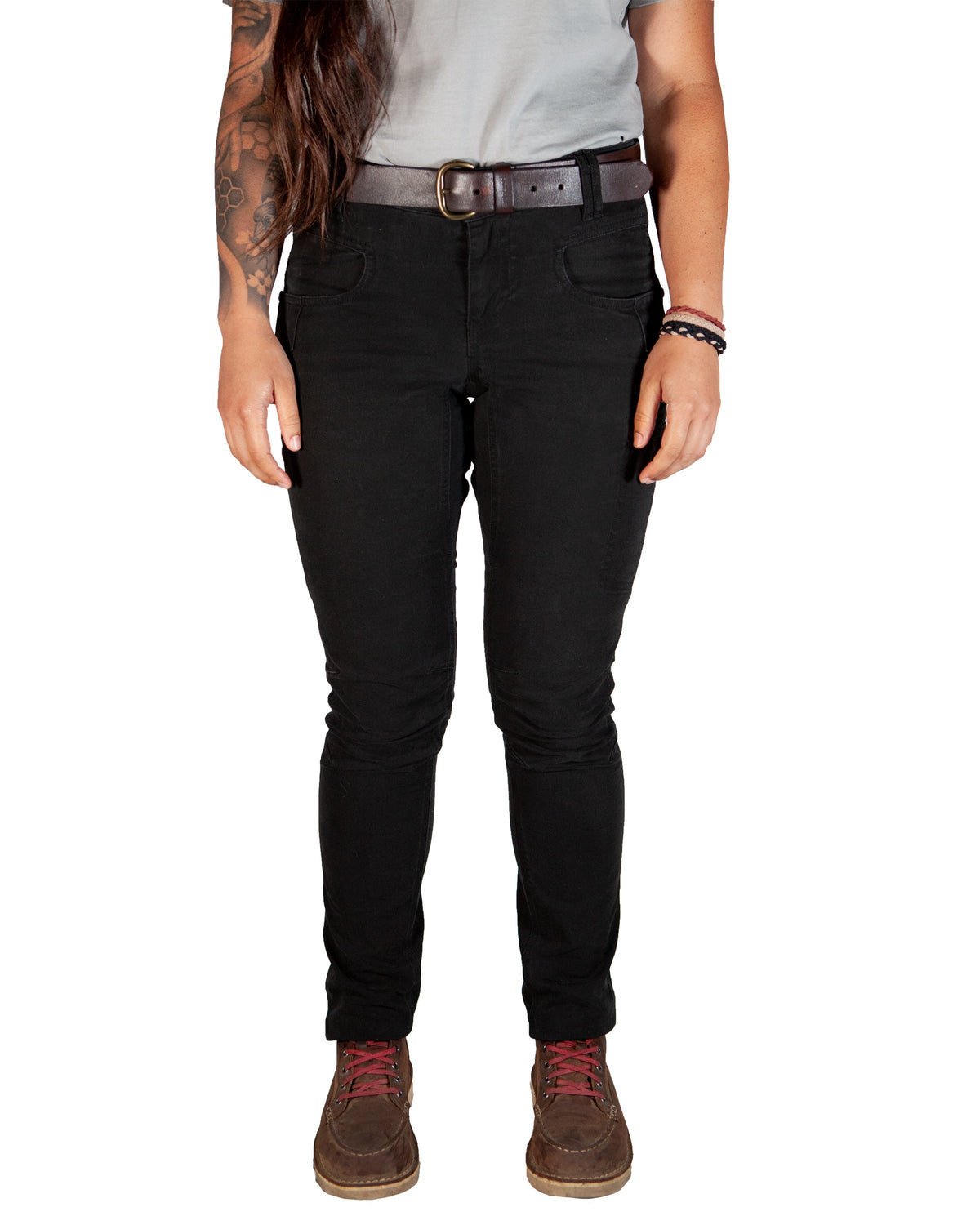 Kestral Women's Stretch Canvas Cargo Pants - Black