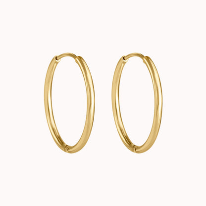 Medium Classic Clicker Hoop Earrings
