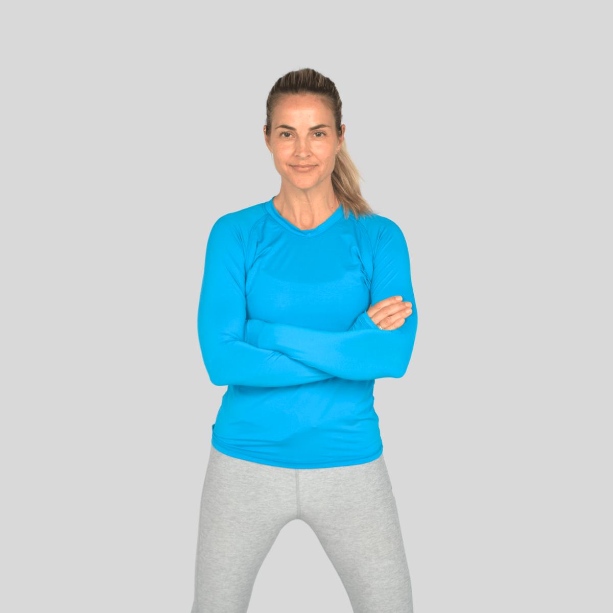 Laguna Long-Sleeve Women's Sun Shirt - Heathered