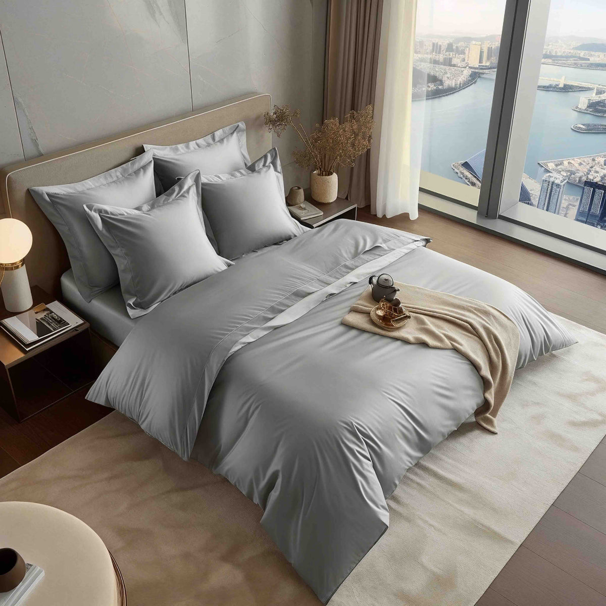 Luxe 400 Thread Count Australian Cotton Sateen Pillowcase Set